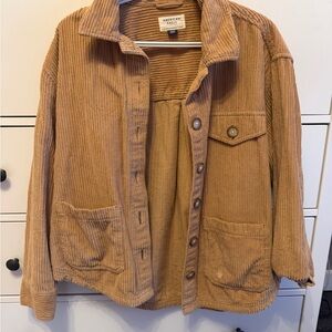 American Eagle Outfitters Tan Corduroy Blouse